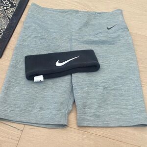 Nike Women's Gray Shorts and headband